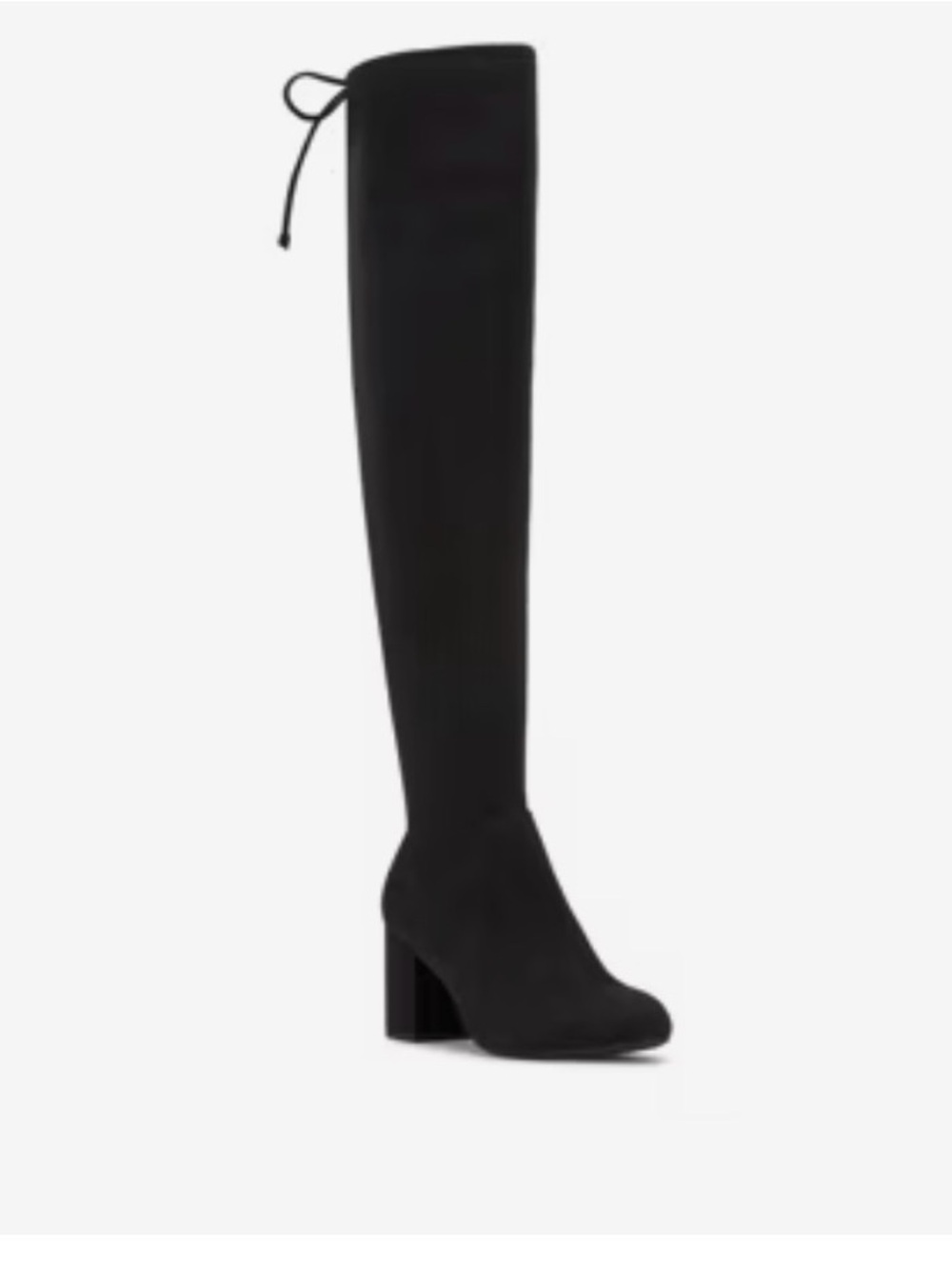 Kelly & Katie Kruse Black Over-the-Knee Block Heel Women's Boots